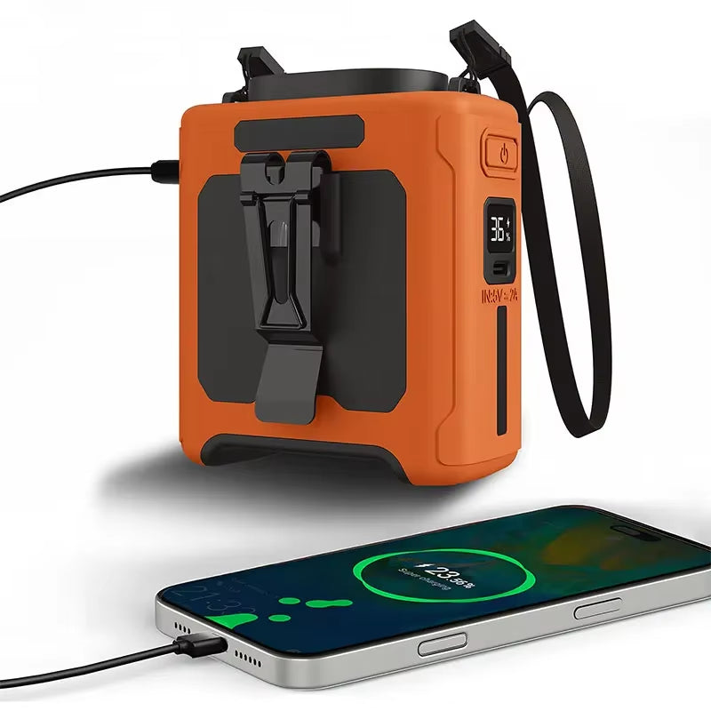 Keep Cool Portable Waste Fan And Torch